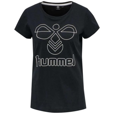 тениска,дамски,тениски,hummel,senga,short,sleeve,t,shirt,black,(black)