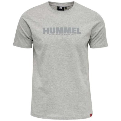 тениска,мъжки,тениски,hummel,legacy,short,sleeve,t,shirt,grey,melange,(grey)
