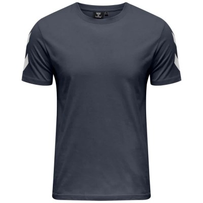 тениска,мъжки,тениски,hummel,legacy,chevron,short,sleeve,t,shirt,blue,(blue,nights)