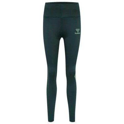 клин,дамски,клинове,дамски,чорапогащи,и,клинове,hummel,paris,high,waist,leggings,darkest,spruce,(green)