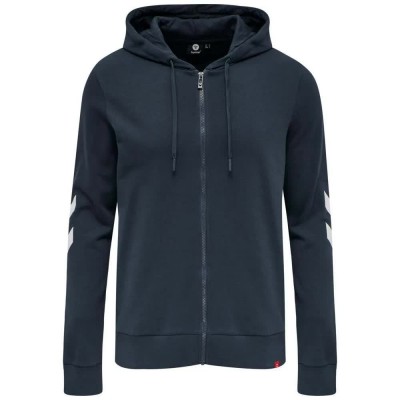 блуза,дамски,блузи,hummel,legacy,full,zip,sweatshirt,blue,(blue,nights)
