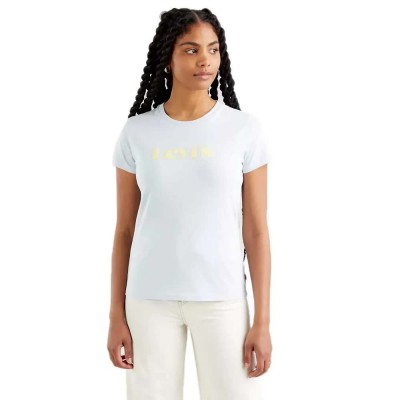 тениска,дамски,тениски,levi´s,®,the,perfect,17369,short,sleeve,t,shirt,seasonal,mv,logo,blues,(blue)