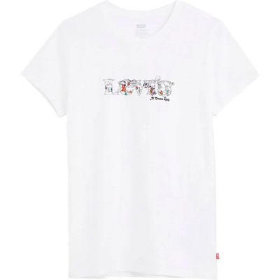 тениска,дамски,тениски,levi´s,®,the,perfect,17369,short,sleeve,t,shirt,dream,state,moder,(white)