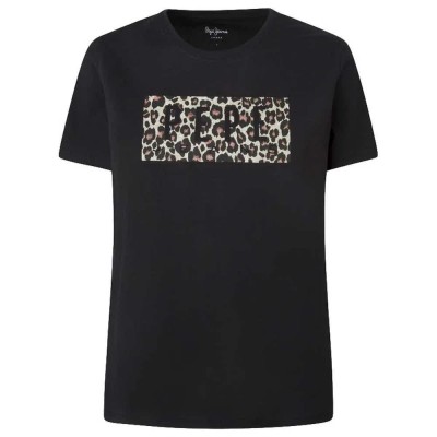 тениска,дамски,тениски,pepe,jeans,cristinas,short,sleeve,t,shirt,black,(black)