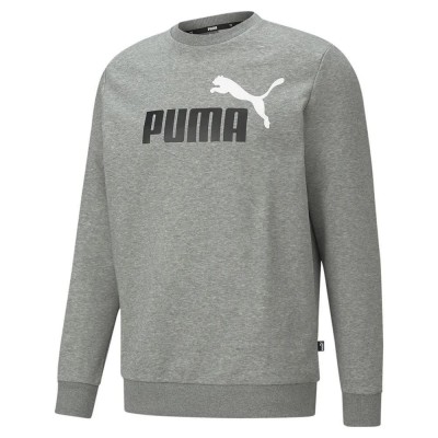 блуза,мъжки,пуловери,puma,essental+2,col,big,logo,sweatshirt,grey,(medium,gray,heather)
