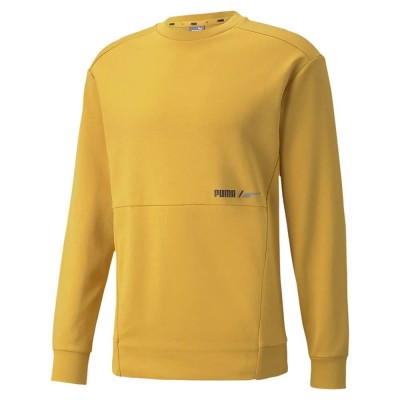 блуза,мъжки,пуловери,puma,rad,cal,crew,sweatshirt,mineral,yellow,(yellow)