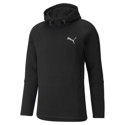 блуза,мъжки,пуловери,puma,evostripe,sweatshirt,puma,black,(black)
