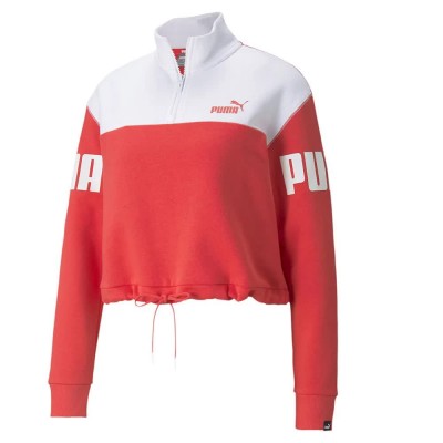 блуза,дамски,блузи,puma,power,sweatshirt,red