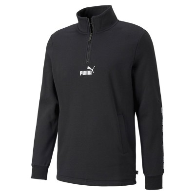мъжки,горнища,с,цип,мъжки,горнища,с,качулка,puma,power,tape,half,black