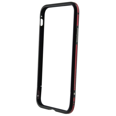 други,аксесоари,ksix,aluminium,iphone,x,xs,bumper,black,(black,red)