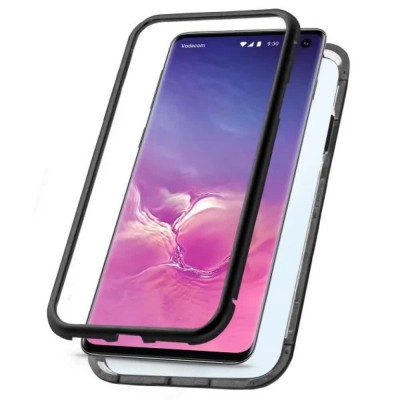 други,аксесоари,ksix,samsung,galaxy,s10,magnetic,clear,(black)