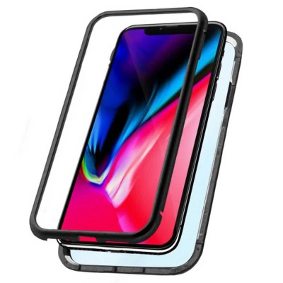 други,аксесоари,ksix,iphone,xs,max,magnetic,clear,(black)