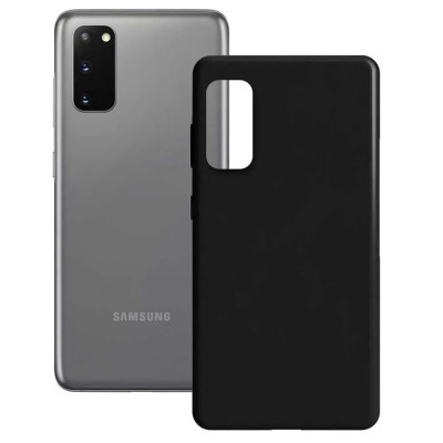 други,аксесоари,ksix,samsung,galaxy,s20,silicone,phone,case,black