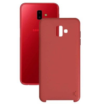 други,аксесоари,ksix,samsung,galaxy,j6,plus,2018,phone,case,red,(red)