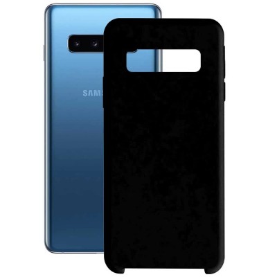 други,аксесоари,ksix,samsung,galaxy,s10,plus,soft,silicone,phone,case,black,(black)