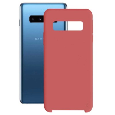 други,аксесоари,ksix,samsung,galaxy,s10,plus,silicone,phone,case,red