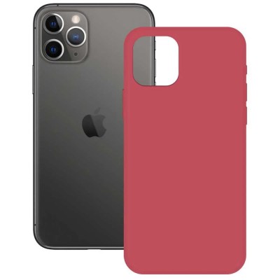 други,аксесоари,ksix,iphone,11,pro,silicone,phone,case,fuchsia,(red)
