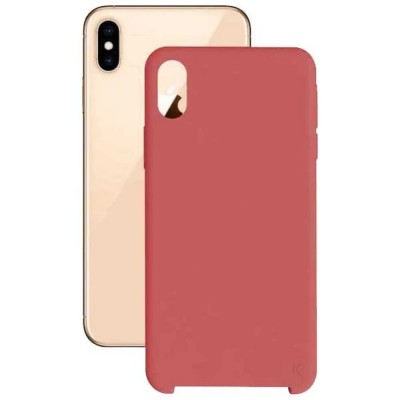 други,аксесоари,ksix,iphone,xs,max,silicone,phone,case,red