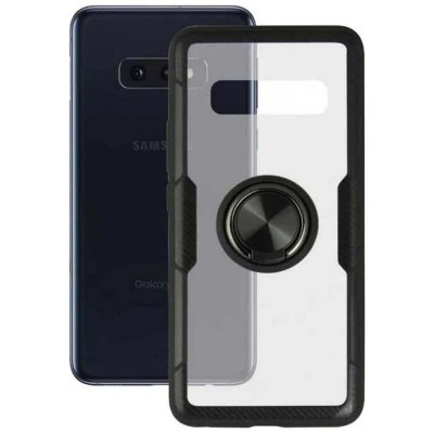други,аксесоари,ksix,samsung,galaxy,s10,e,silicone,phone,case,clear,(clear,black)