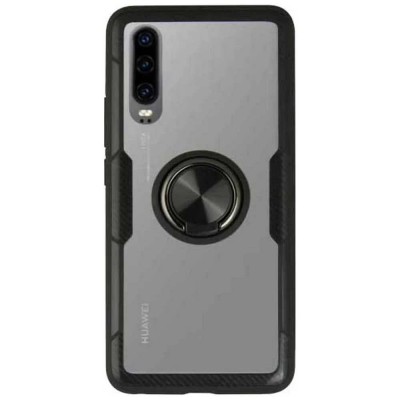 други,аксесоари,ksix,huawei,p30,silicone,phone,case,clear,(clear,black)