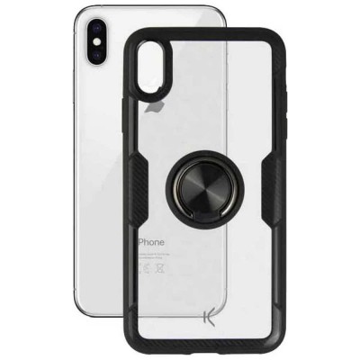други,аксесоари,ksix,iphone,xs,max,silicone,phone,case,clear,black,(clear)