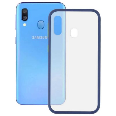 други,аксесоари,ksix,samsung,galaxy,a40,silicone,phone,case,blue,(clear)