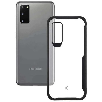 други,аксесоари,ksix,samsung,galaxy,s20,flex,armor,silicone,phone,case,clear,(clear,black)