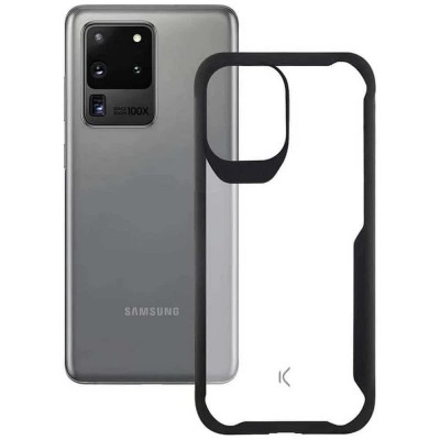 други,аксесоари,ksix,samsung,galaxy,s20,ultra,flex,armor,silicone,phone,case,clear,(black)