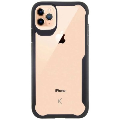 други,аксесоари,ksix,iphone,11,pro,flex,armor,silicone,phone,case,clear,(clear,black)