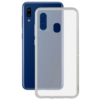 други,аксесоари,ksix,samsung,galaxy,a20,silicone,phone,case,clear,(clear)