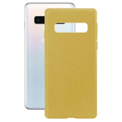други,аксесоари,ksix,samsung,galaxy,s10,silicone,phone,case,yellow