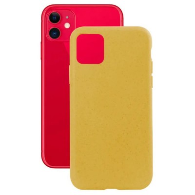 други,аксесоари,ksix,iphone,11,silicone,phone,case,yellow,(yellow)