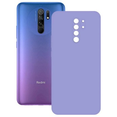 други,аксесоари,ksix,xiaomi,redmi,9,silicone,phone,case,lavender,(purple)