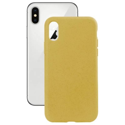 други,аксесоари,ksix,iphone,x,ecological,cover,yellow,(yellow)
