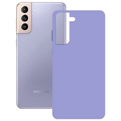 други,аксесоари,ksix,samsung,galaxy,s21,plus,silicone,phone,case,lavender,(purple)
