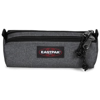 канцеларски,принадлежности,eastpak,benchmark,double,pencil,case,black,denim,(grey)