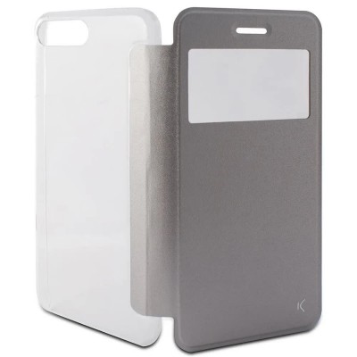 други,аксесоари,ksix,iphone,7,plus,8,plus,double,sided,cover,steel,carbon,(clear,grey)