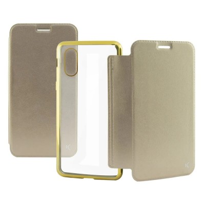 други,аксесоари,ksix,iphone,x,xs,silicone,phone,case,golden,(gold)