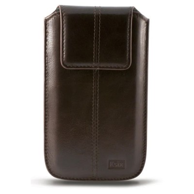 други,аксесоари,ksix,leather,gold,apollo,l,phone,cover,brown,(brown)