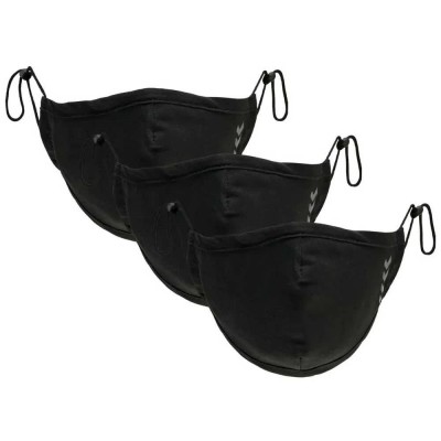 други,аксесоари,hummel,textile,barrier,face,mask,3,units,black,(black)