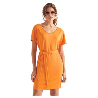 рокля,дамски,поли,и,рокли,superdry,the,waist,mini,short,dress,orange,(cosmos)