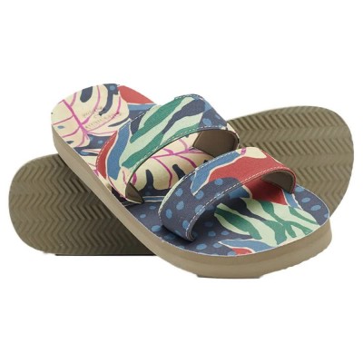 сандали,дамски,сандали,и,чехли,superdry,slim,2,strap,sandals,multicolor,(cut,about,leaves,aop)