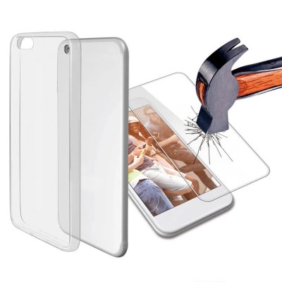 други,аксесоари,ksix,iphone,6,6s,case,&,glass,protector,clear,(clear)