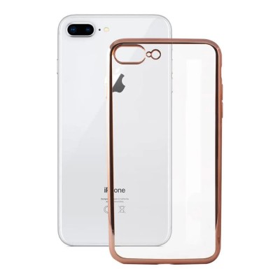 други,аксесоари,contact,iphone,7,plus,8,plus,silicone,phone,case,pink,(clear)