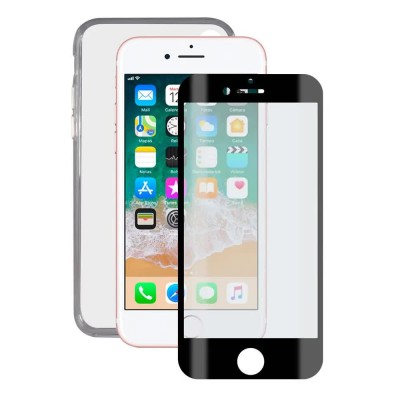 други,аксесоари,contact,iphone,7,8,se,2020,case,and,glass,protector,9h,clear,(clear,black)