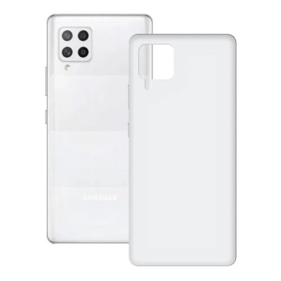 други,аксесоари,contact,samsung,galaxy,a42,5g,silicone,phone,case,clear,(white)