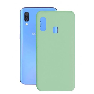 други,аксесоари,contact,samsung,galaxy,a40,silicone,phone,case,green,(blue,turquoise)