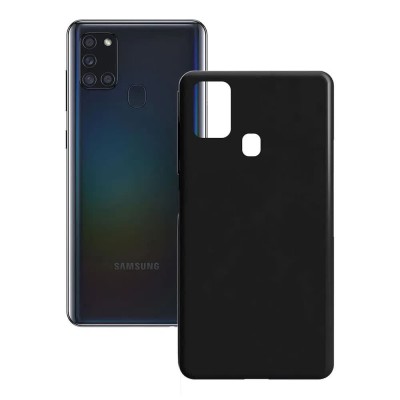 други,аксесоари,contact,samsung,galaxy,a21s,silicone,phone,case,black,(black)