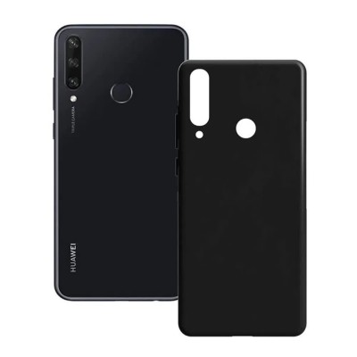 други,аксесоари,contact,huawei,y6p,silicone,phone,case,black,(black)