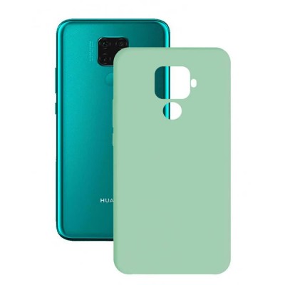 други,аксесоари,contact,huawei,mate,30,lite,silicone,phone,case,blue,turquoise,(green)